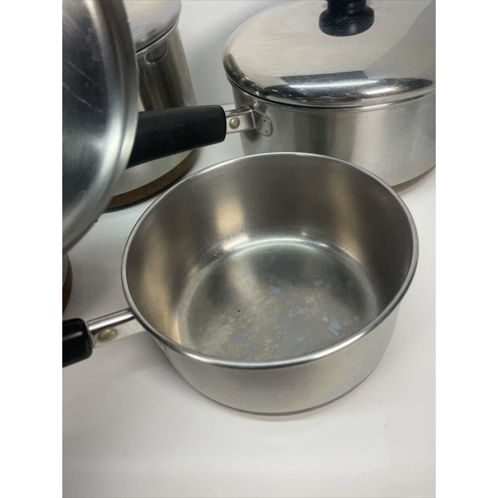 Revere Ware 1801 (4 Piece Set) Copper Bottom Cookware